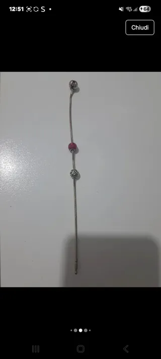 Braccialetto Pandora Rosa e Argento