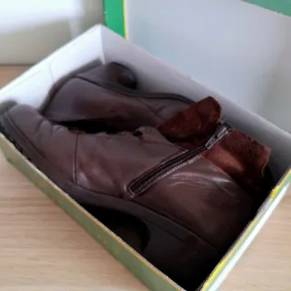 Botines Piel y Ante de Mujer