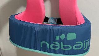 Chaleco flotador infantil azul y rosa