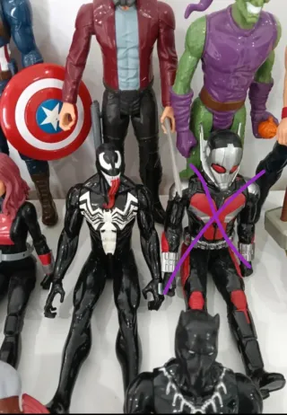 13 Figuras Marvel Titan Hero