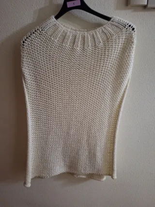 Poncho Beige de lana LEVI'S