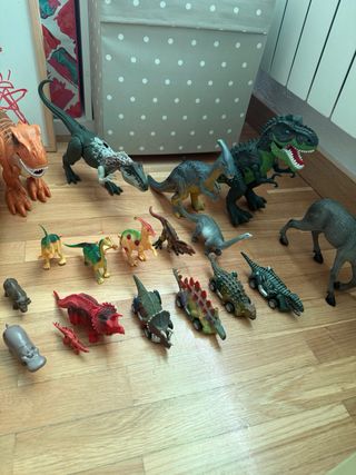 Lote Dinosaurios y Animales Juguete