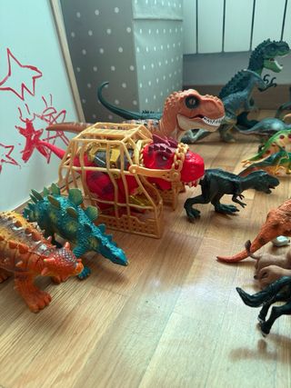 Lote Dinosaurios y Animales Juguete