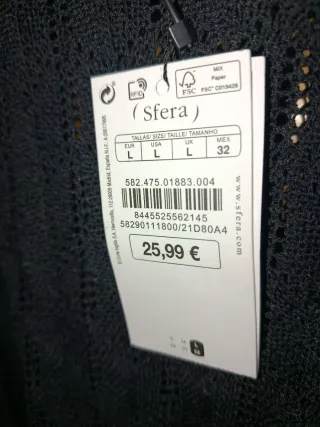 Chaqueta negra manga corta