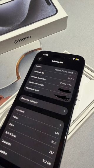 iPhone 15 Pro 512 GB Nero/Blu