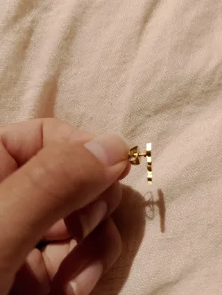 Pendientes estrellas doradas