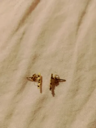 Pendientes estrellas doradas