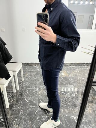 Camisa Ralph Lauren Azul Marino Talla M