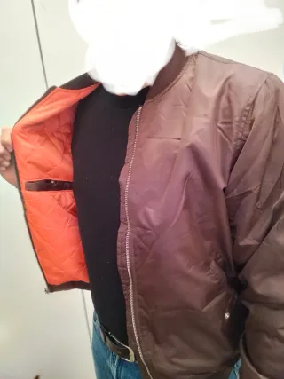 Chaqueta bomber marrón