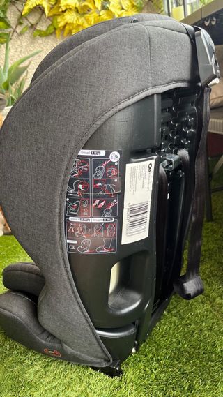 Silla de coche Kinderkraft gris