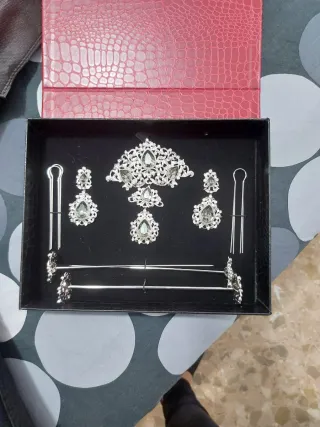 Traje de Fallera azul con complementos