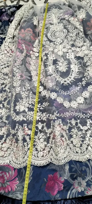 Traje de Fallera azul con complementos