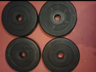 4 Discos de pesa Klarfit 2.5kg