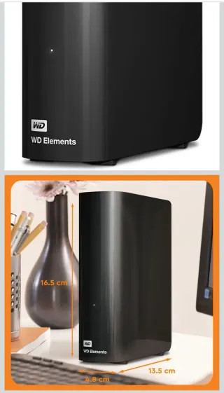 Disco Duro Externo WD Elements 20 TB