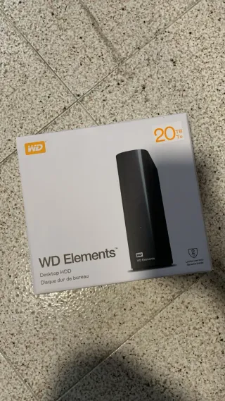 Disco Duro Externo WD Elements 20 TB