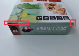 Puzzle Animal's Home Montessori 28 piezas