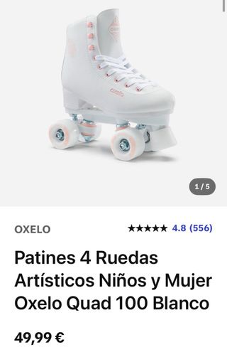 Patines Oxelo Rosa Talla 31