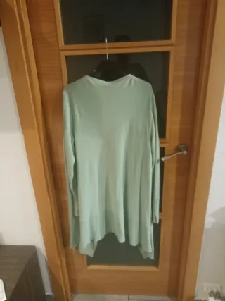 Jersey verde mujer talla única