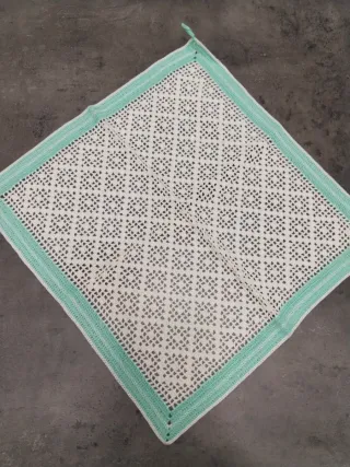 Paño de ganchillo hecho a mano