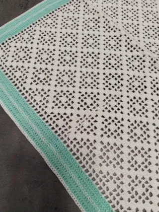 Paño de ganchillo hecho a mano