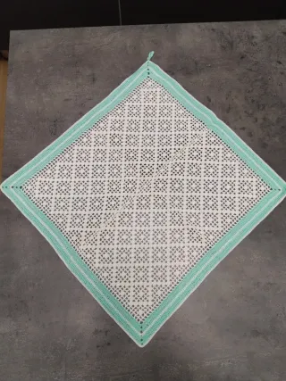 Paño de ganchillo hecho a mano