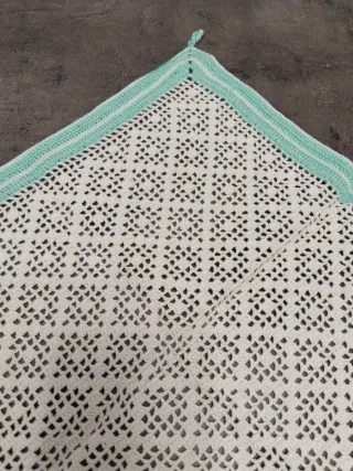 Paño de ganchillo hecho a mano