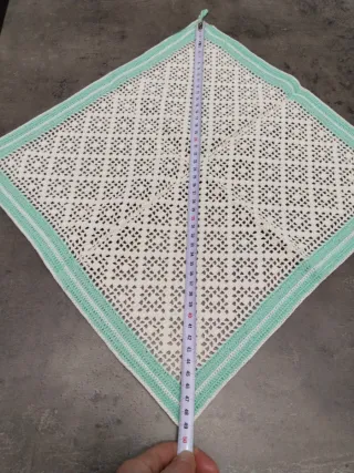 Paño de ganchillo hecho a mano