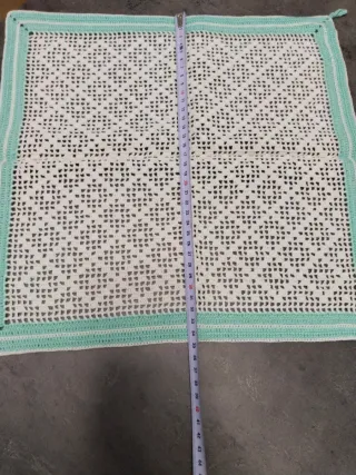Paño de ganchillo hecho a mano