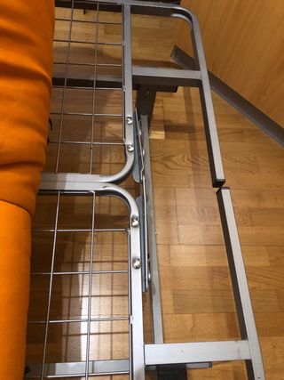 Sofá Cama Moderno Naranja Abierto: cama de 190x120