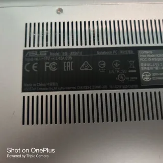 Portátil Asus Plata