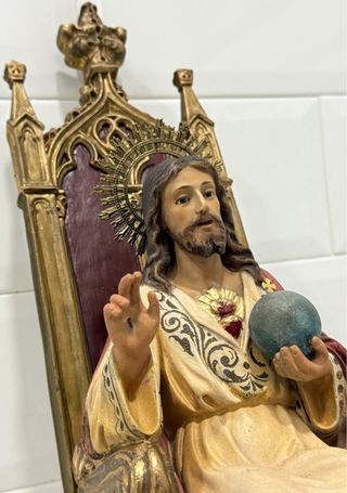 SAGRADO CORAZÓN DE JESÚS PAN ORO DE OLOT
