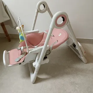 Trona bebé Sweety Fox evolutiva rosa