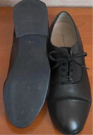 Zapatos Zara Negros Cordones