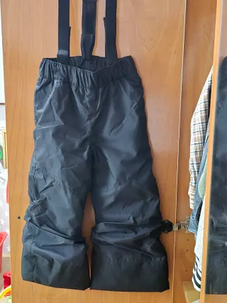 Pantalón Nieve Wedze y Manoplas Talla 4