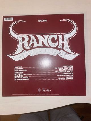 Vinile Salmo Ranch Autografato