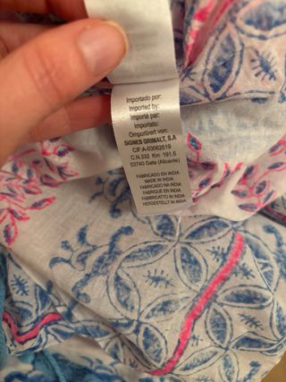 Caftano Isla Bonita tg S cotone