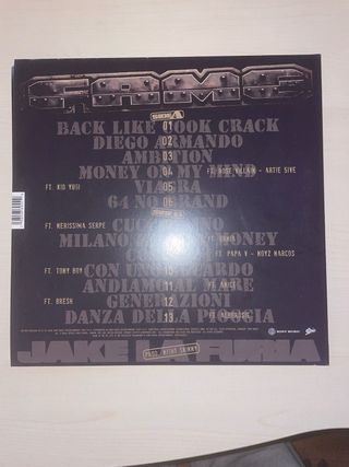 Vinile Jake La Furia Fame Autografato