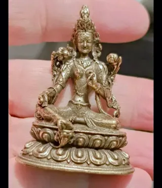 Miniatura Statua Buddha Ottone