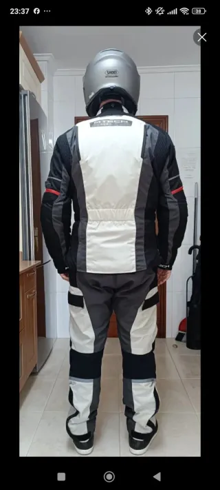 Traje de moto chaqueta y pantalón Mtech
