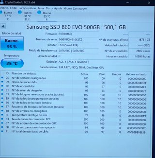 Disco Duro SSD Samsung 500Gb