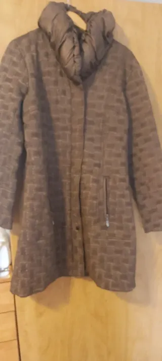 Abrigo mujer marrón