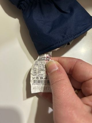 Manoplas niño nieve Wed'ze azul