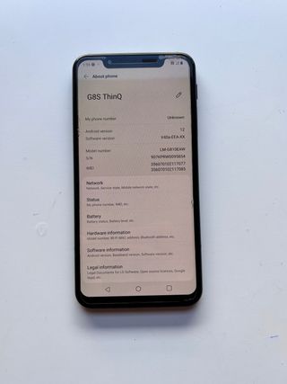 LG G8s ThinQ Negro/Azul