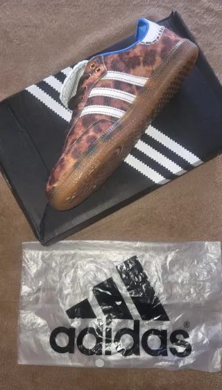 Zapatillas Adidas Samba Wales Bonner Leopardo