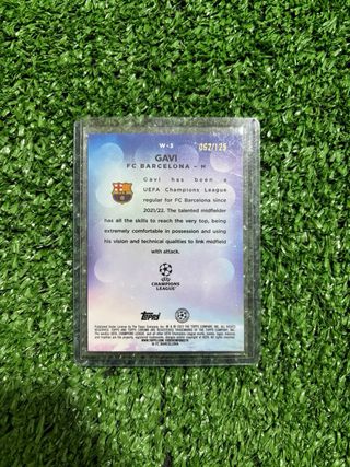 Gavi Wonderkids /125 Topps Chrome FC Barcelona