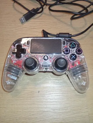 Mando DualShock 4 Transparente PS4