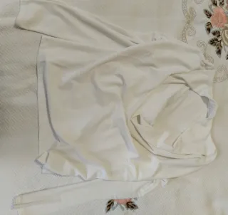 Maglia manica lunga donna bianca