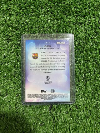 Gavi Wonderkids /150 Topps Chrome FC Barcelona