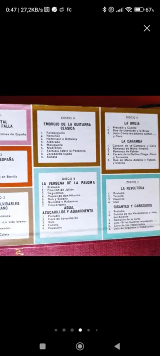 Vinilo LP Tesoros de la Música Española