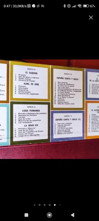 Vinilo LP Tesoros de la Música Española